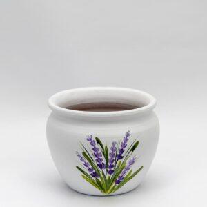 Ghiveci din ceramică, model lavandă