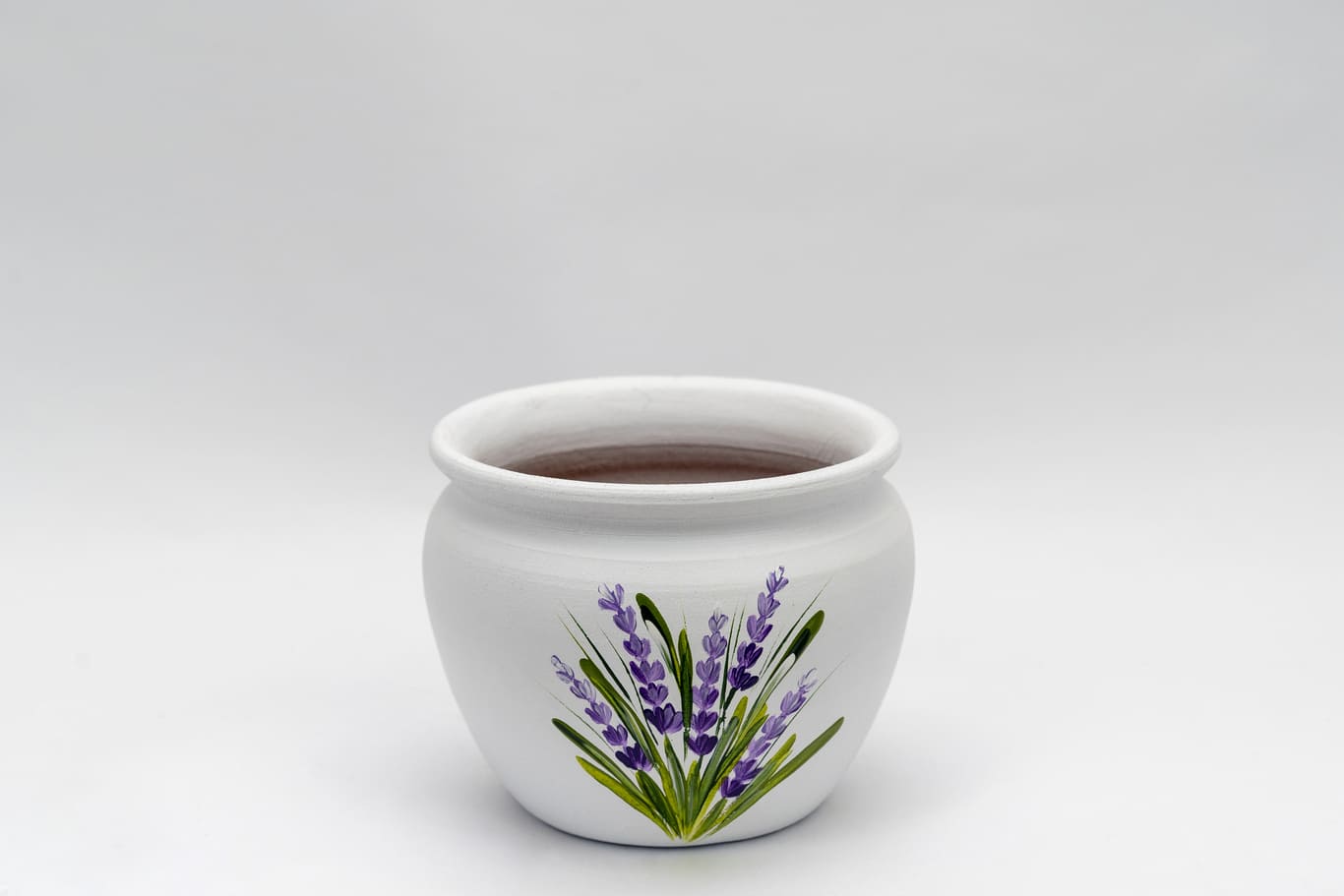 Ghiveci din ceramică, model lavandă