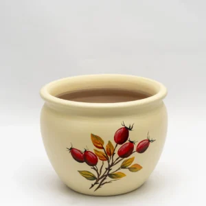 Ghiveci din ceramică, model macese