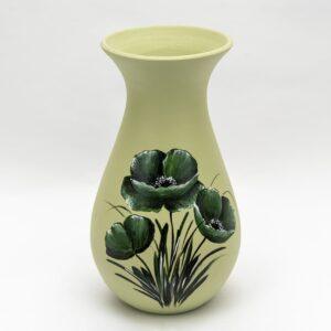 Vază medie din ceramică, model verde