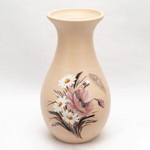 Vază mare din ceramică, model margarete