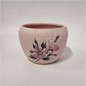 Ghiveci din ceramică, pictat manual
