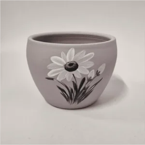 Ghiveci din ceramică, pictat manual