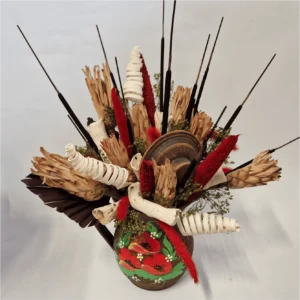 Aranjament din plante uscate