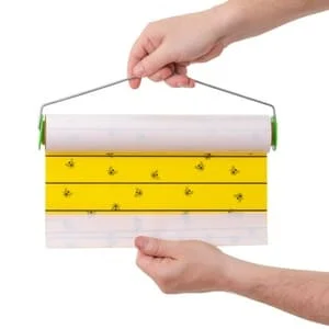 Rolă de hârtie adezivă împotriva muștelor, 0,3 × 7 m - imagine 7