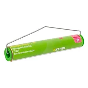 Rolă de hârtie adezivă împotriva muștelor, 0,3 × 7 m