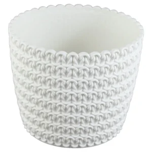 Ghiveci din plastic Magnolia Jersey crem, 11×9 CM